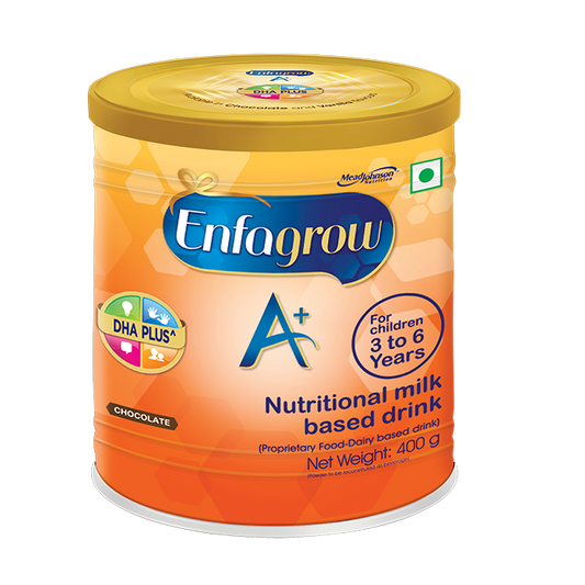 Enfagrow A+  chocolate-Pack of 3 (400g each) based nutritional milk for 3 to 6 years olds | Enfashop In