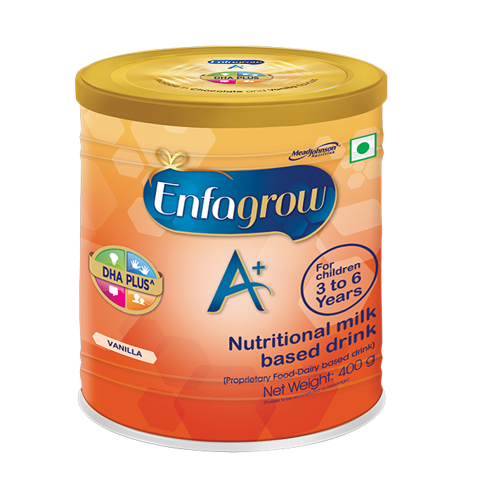 Enfagrow A+  vanilla - Pack of 3 (400g each) based nutritional milk for 3 to 6 years olds | Enfashop India
