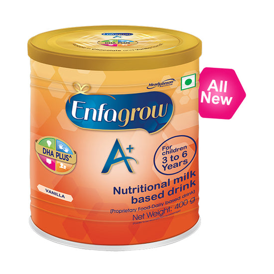 Enfagrow A+  vanilla - Pack of 3 (400g each) based nutritional milk for 3 to 6 years olds | Enfashop In