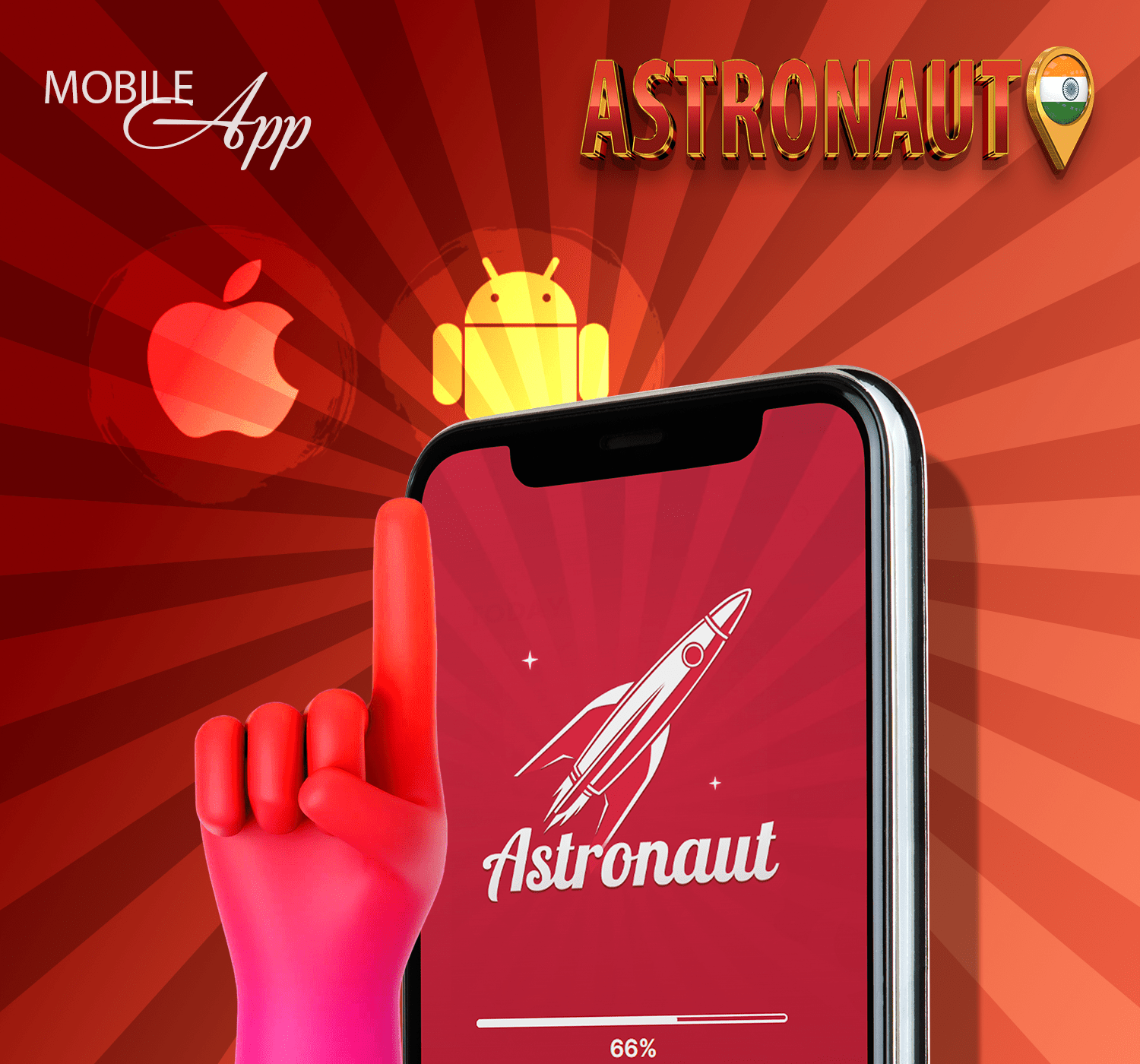 Play the Astronaut game on your mobile device